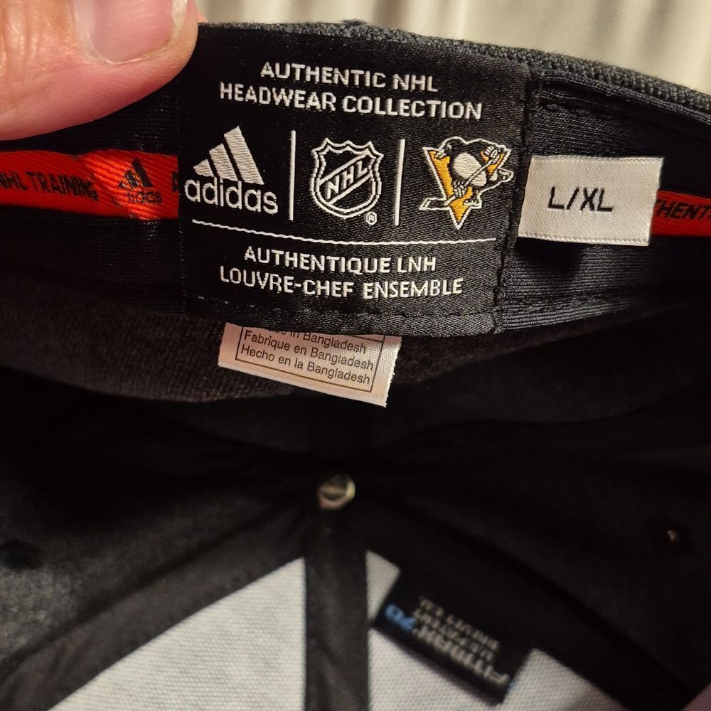 Adidas Pittsburgh Penguins L/XL Stretchfit Hat - New - Picture 10 of 10
